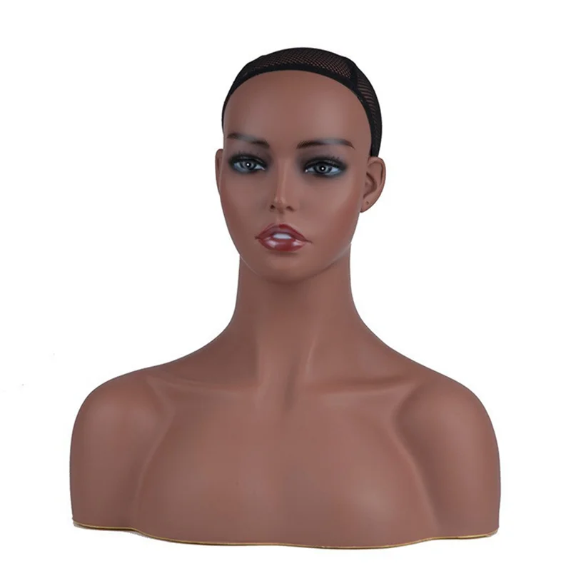 

A20F-Realistic Wig Mannequin Head Female Mannequin Head With Shoulderhead To Put Wigs Manikin Head For Display