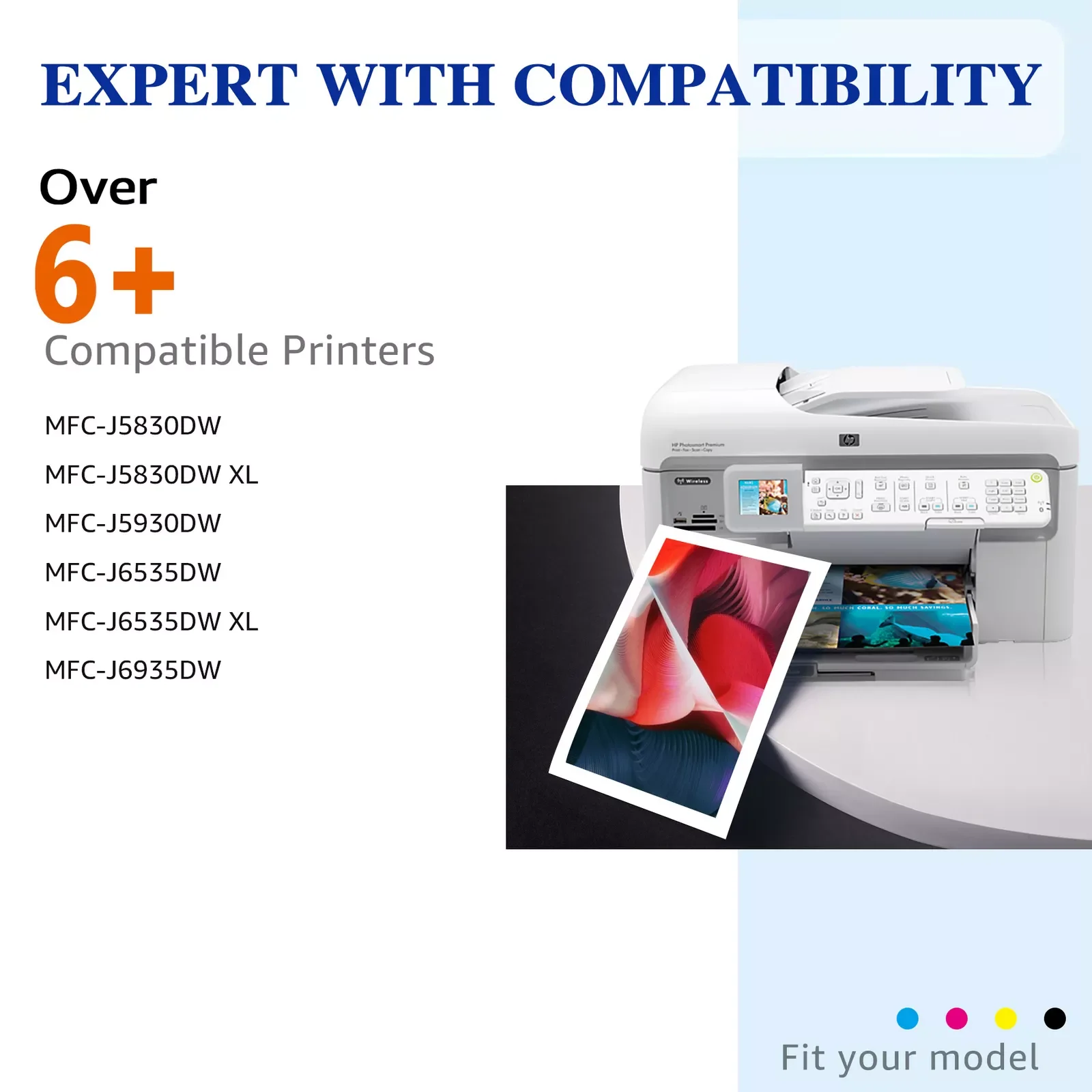 5 عبوات من خراطيش الحبر LC3029 XXL لأخيه MFC-J5830DW MFC-J6535DW MFC-J5930DW