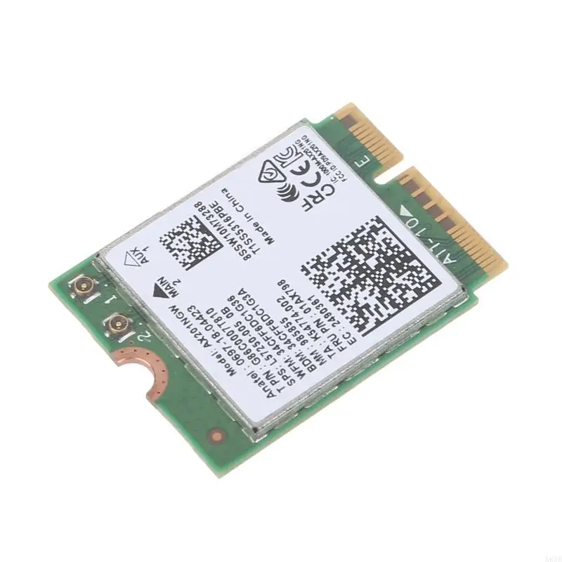 N84B AX201NGW NGFF UNTUK M.2 Untuk Kunci E WIFI WIFI 6 Kartu Jaringan 2.4 802.11ac Axe-Compatible 5.0 Band WiFi yang dengan