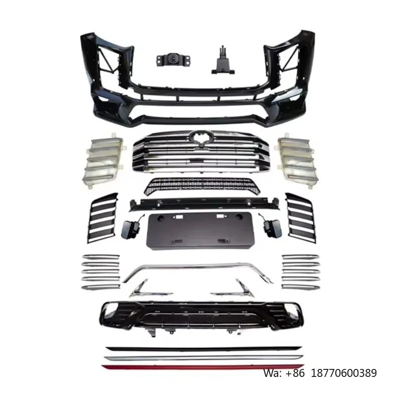 

Body Kit Front and Rear Surround Retrofit Upgrade for KLUGER Highlander Upgrade to Land Cruiser Lc300 Exterior