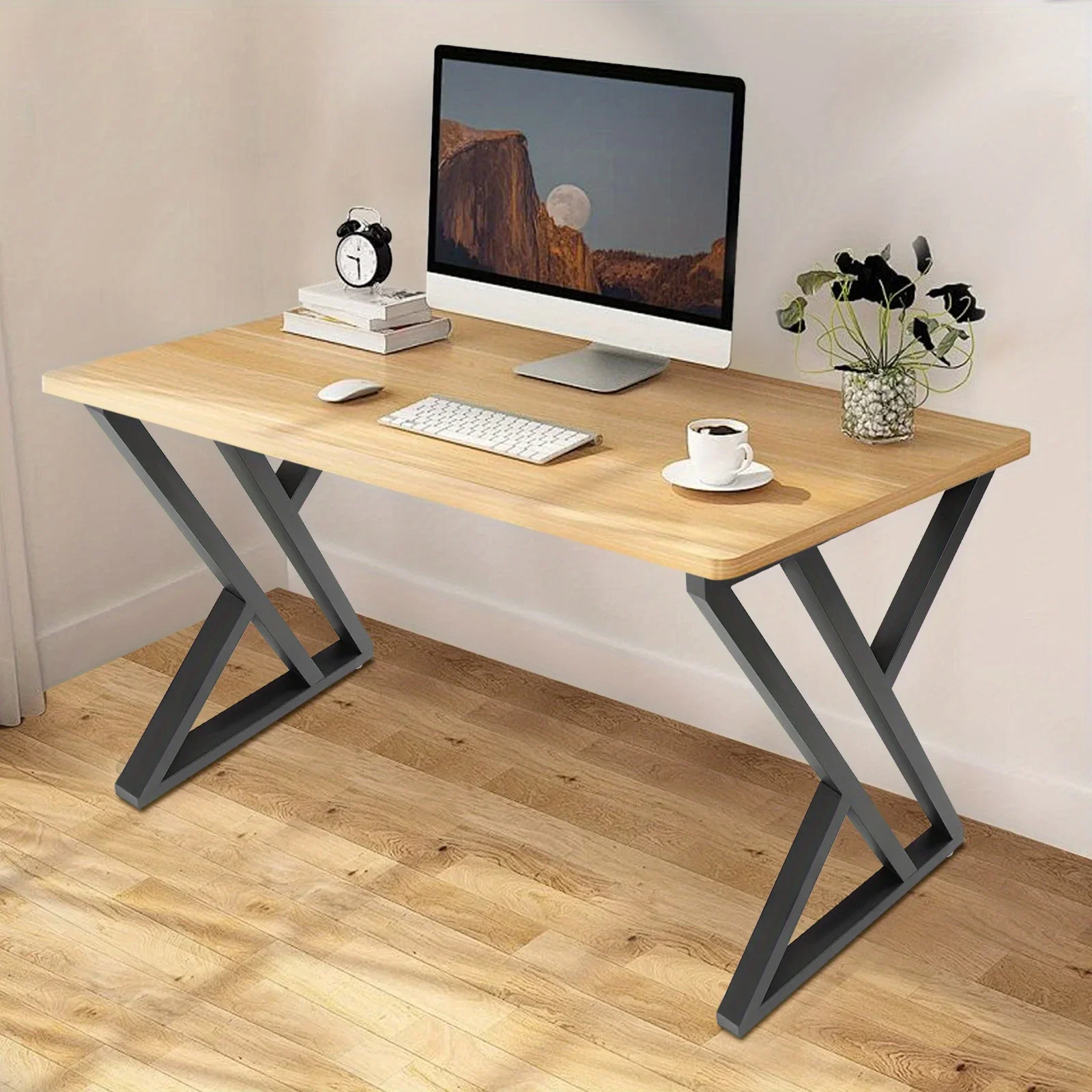 2 patas de mesa de hierro, de alta calidad, adecuadas para dormitorios, hoteles, salas de comedor, restaurantes.