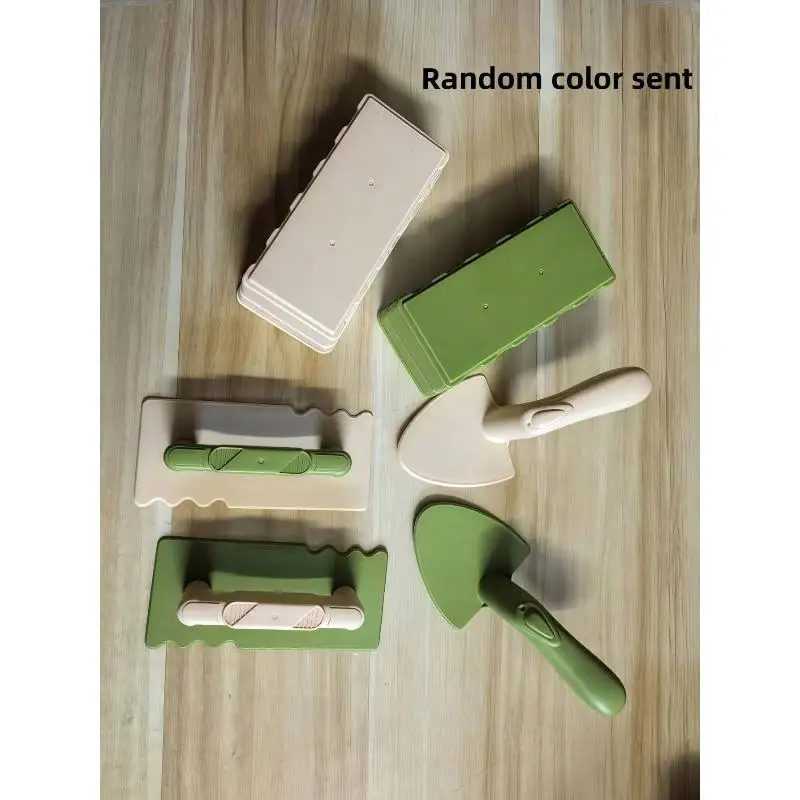 3Pcs Children Beach Toys Outdoor Snow Play Games Kids Sands Toy Shovel Sandbox Castle Building Sand Brick Walls Molds Tools