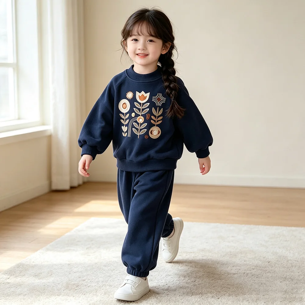 Neue Frühlings- und Herbstmode für Babys und Mädchen, Kinderkleidung, Niedliche Freizeitkleidung, T-Shirt und Hose, 2-teiliges Set, Kleinkind-Sportkostüm, Kinder-Trainingsanzüge – Detail 20