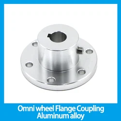 Omni wheel Flange Coupling 6061 Aluminum alloy diameter 8 10mm 12 14 15 16 18 mm keyway coupling