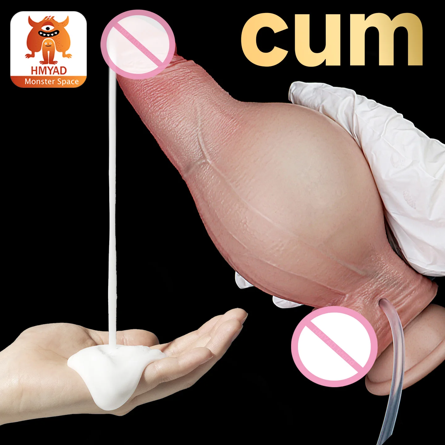 Realistic Inflatable Dildo with Suction Cup - 7.08Veined Texture Liquid Silicone Penis Plug, Adjustable Girth for Women Comfort