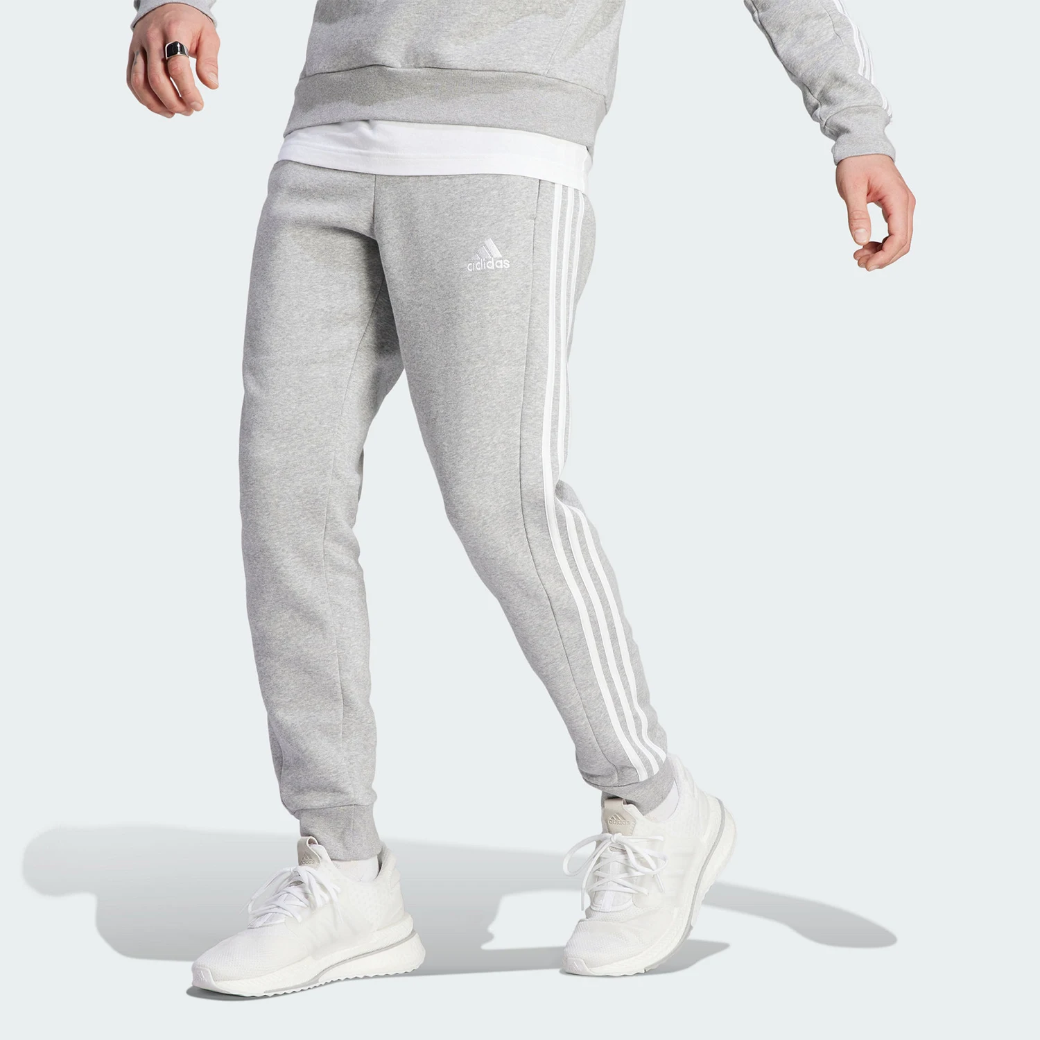 Adidas genuine New Men's Fleece-Lined Knit Sports Pants IJ6494