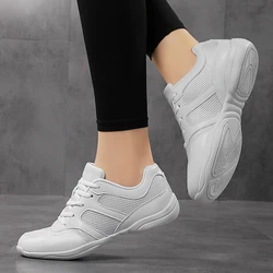 Competitive dance shoes for women, men and women modern soft sole jazz sports shoes aerobics breathable lightweight dance fitnes