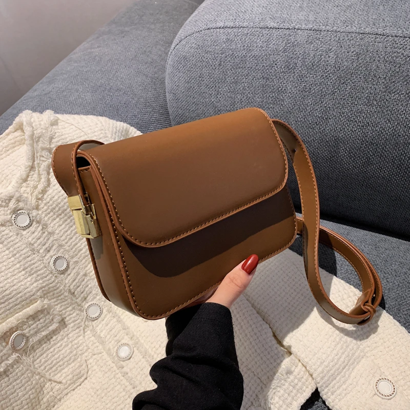 New Fashion Women Shoulder Bags High Quality Small PU Leather Hasp Envelope Handbags Crossbody Bags Ladies Messenger Bags