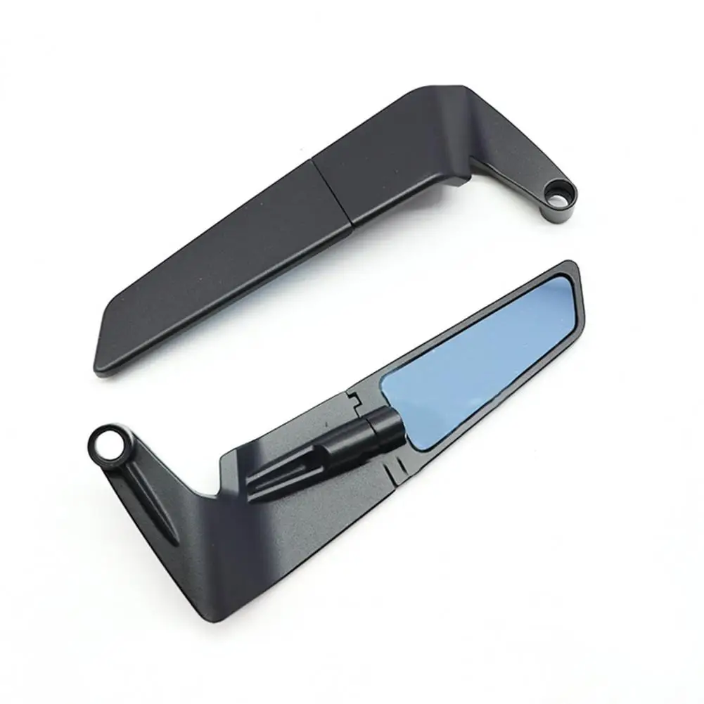 Motorcycle Side Mirror Shatterproof Mirrors for Motorcycles 360-degree Rotating Wind Wing Side Mirrors with Versatile