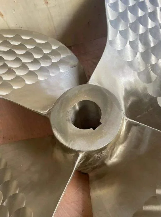 Bronzefarbener SINO-Schiffspropeller, 3 Flügel, 1500 mm Durchmesser, neu für Ersatz/Reparatur, hergestellt in Shanghai