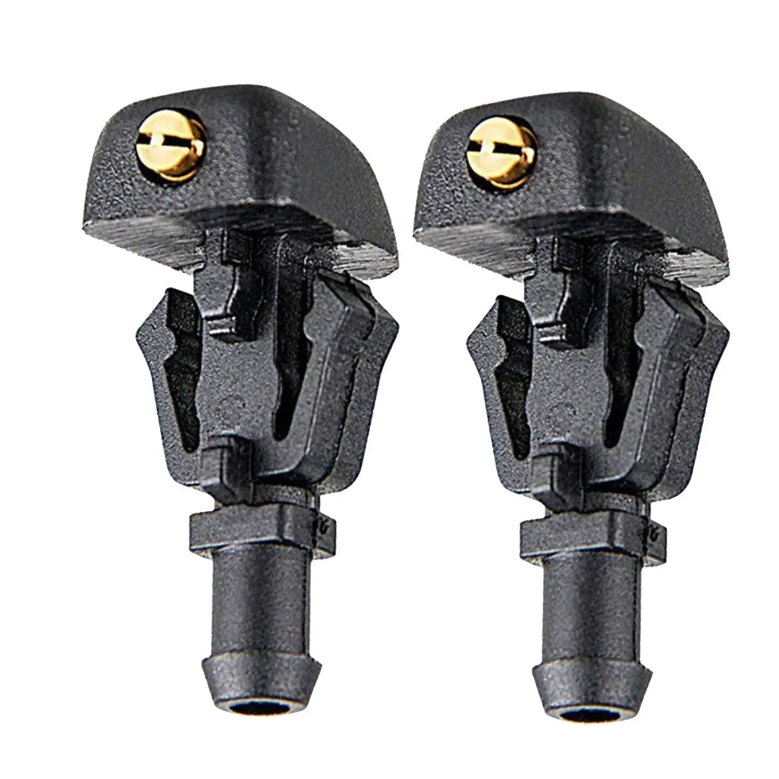 2Pcs Front Windscreen Wiper Washer Nozzle Jet Direct Replaces Auto Accessory Durable Wiper Nozzle for Ford F150 2004 -2014