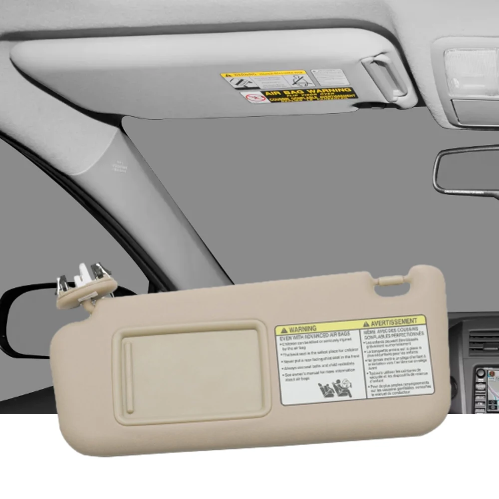 Car Front Sun Visor Left/Right Car Sun Shield With Makeup Mirror for Toyota RAV4 2006 2007 2008 2009 2010 2011 2012 2013