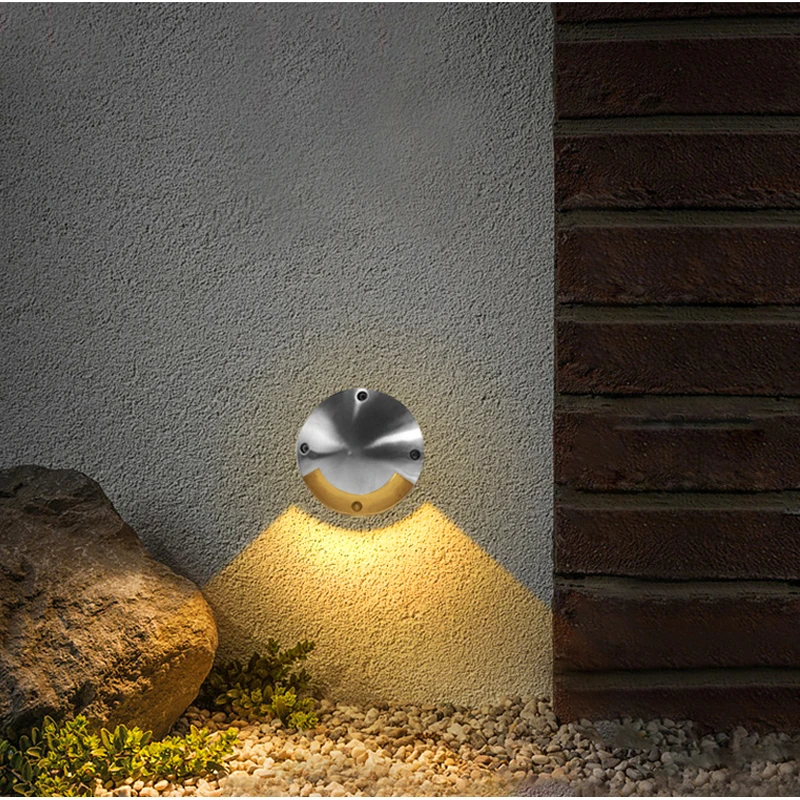 IP68 DC12V Outdoor Lighting 3W 5W Garden Yard Step Stairs Floor Deck Recessed Inground Lamps LED Underground Spotlight 220V