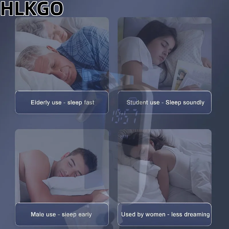 

CES Vagus Nerve Stimulation Sleep Therapy, Cranial Electrotherapy Ear Clip Device for Head Pain and Anxiety Relief