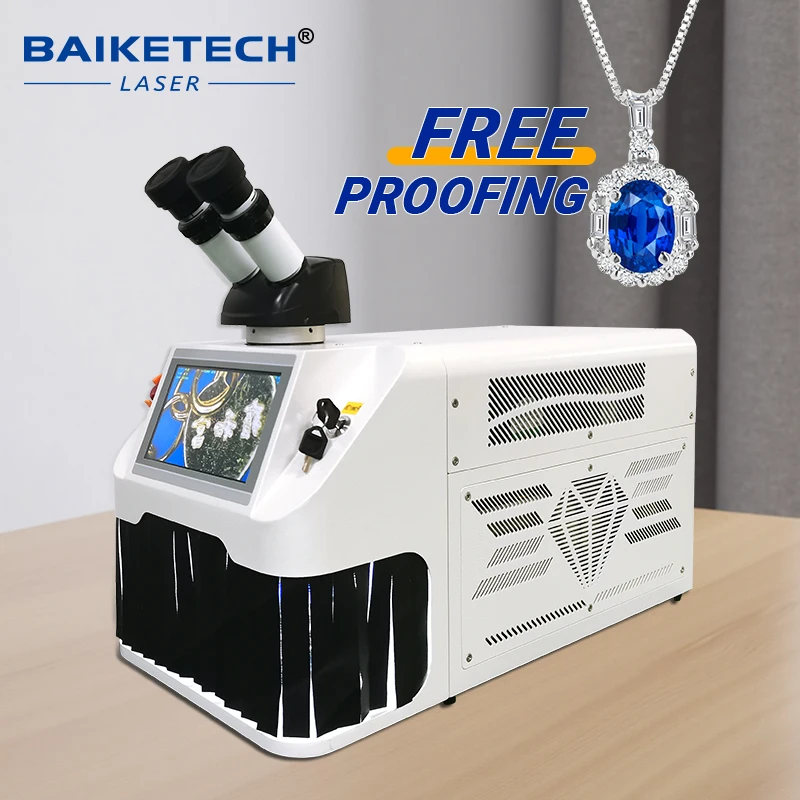 

Desktop YAG Jewelry Spot Welder Equipment 150W Laser Soldering Welding Machine for Gold Silver Rings Earring Bracelet Necklace