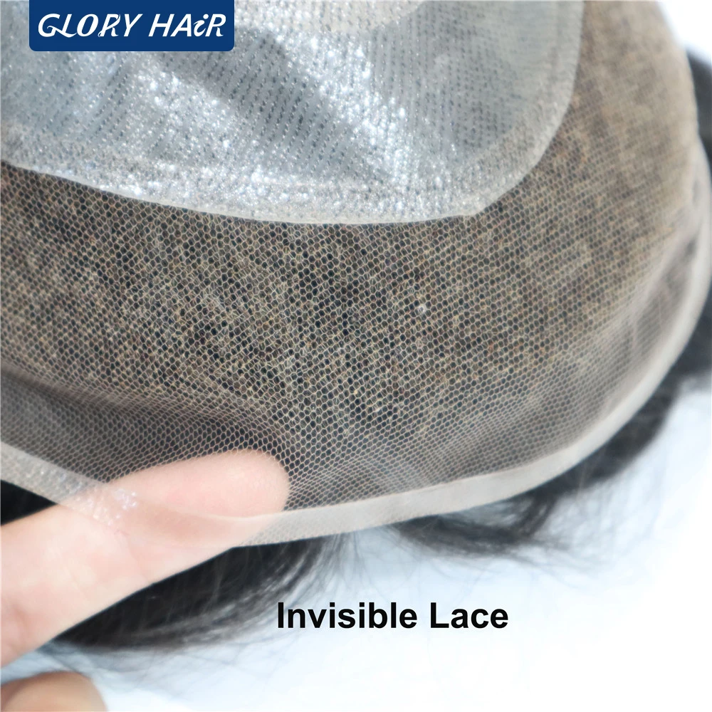 فيرساليت الرجال الشعرية الاصطناعية غير مرئية شعري الرجال شعر مستعار شعر مستعار طبيعي الهندي شعر الإنسان الشعر المستعار تصحيح الشعر #5