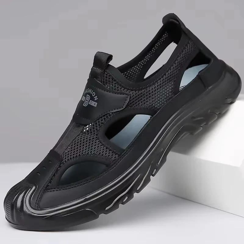 Moda na moda masculina sapatos de verão sola macia homem sapatos conforto tênis casuais sapatos baratos liberação frete grátis