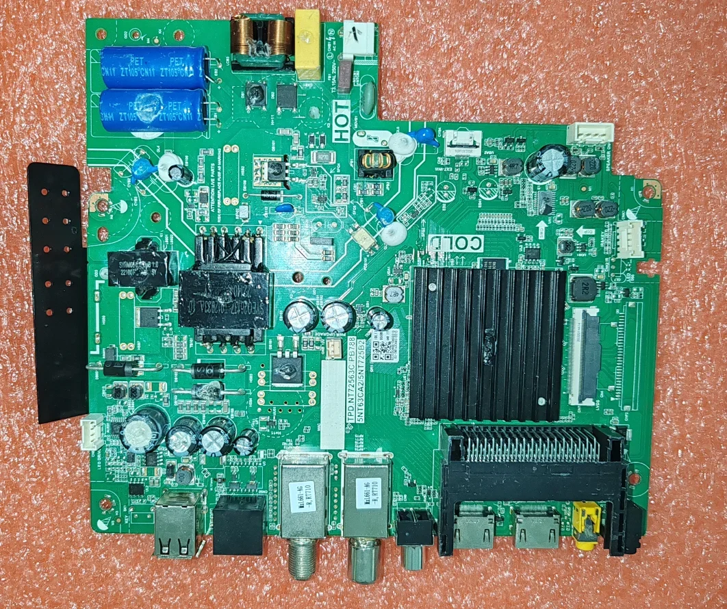 TPD.NT72563C.PB788 5NT63CA2 5NT725B2 Three in one network TV motherboard 5 specifications, check the interface