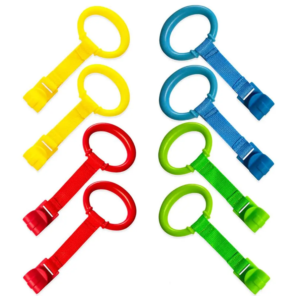 Appendere impara a stare in piedi anelli da letto per box Pull Ring giocattoli per bambini usa ganci ganci per culla