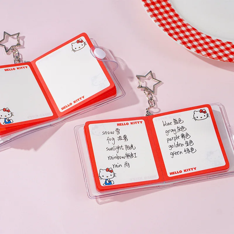 

Cute Hello Kitty MINI Rubber Cover Handbooks Red Blue Series Mobile Backpacks Wallet Accessories Student Tools Women Accessories