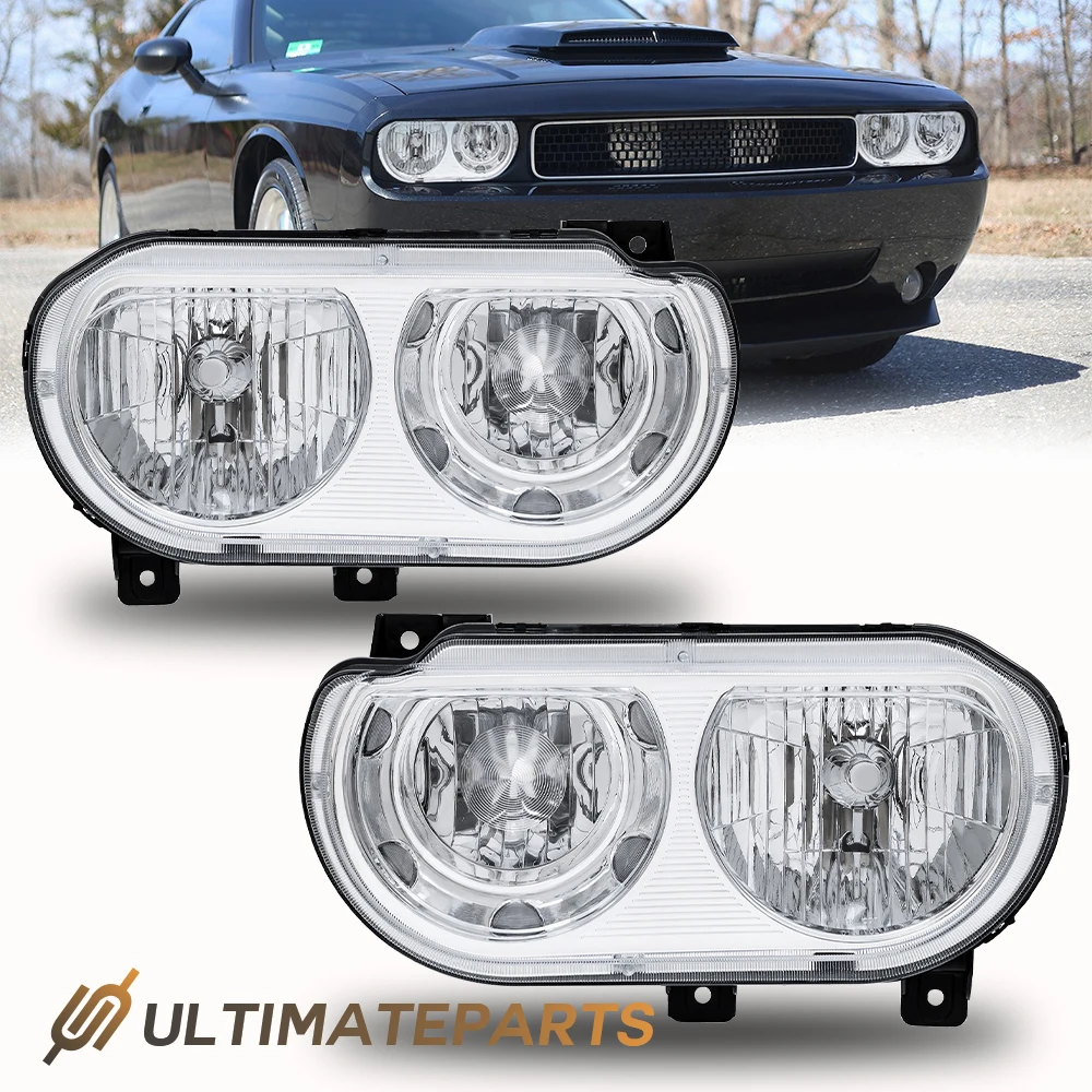 

2 х хромированные фары в сборе для Dodge Challenger 2008-2014 гг.