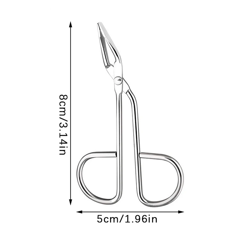 Eyebrow Plucker Stainless Steel Elbow Clip Scissor Tweezers Plier Beauty Slanted Puller Extension Eye Plucking Makeup Tool