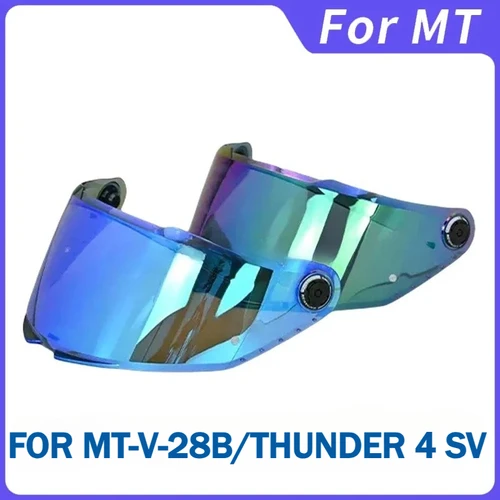 Protector de visera de casco para MT THUNDER 4 SV, protector solar, parabrisas, protección Uv, reemplazo de lente adicional para MT-V-28B