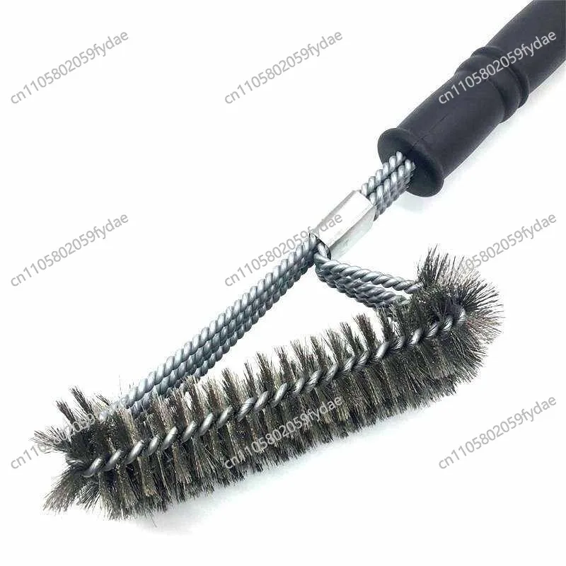 18inch Four-head Barbecue Cleaning Brush Oven Grill Cleaning Brush Wire Bbq Tool