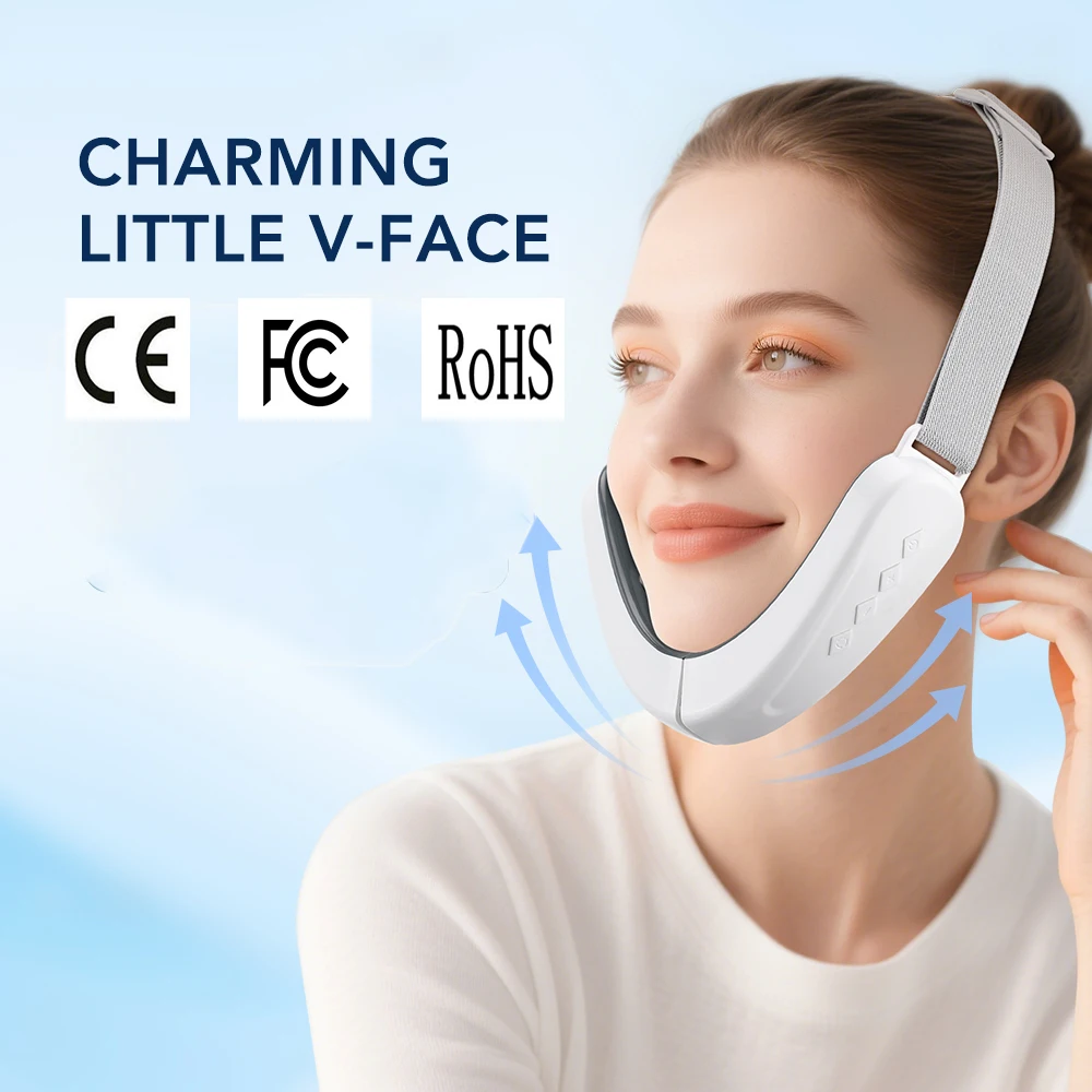 

Portable Facial Massage Device V Line Face Lift Massager Rechargeable LED Display Double Chin Remove Facial Beauty Instrument