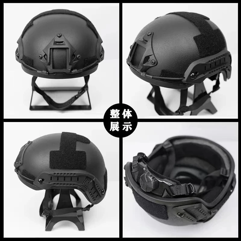 Kevlar Tactical Helmet Fast HDPE NIJ IIIA High Cut Trajectory Helmet UHMW-PE Trajectory 3A Bulletproof Helmet