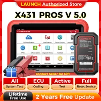LAUNCH-herramienta de diagnóstico automotriz X431 PROS V 5,0, autoescáner, escáner OBD2, X-431 Pro V