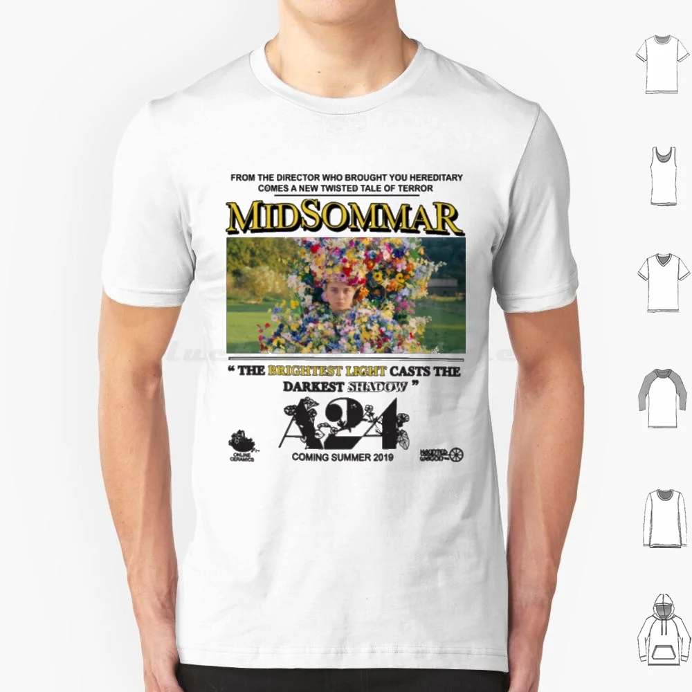 Midsommar A24 T Shirt 6xl Cotton Cool Tee Midsommar Florence Pugh Dani Dani Ardor Ari Aster Horror Scary Flower Crown Tumblr