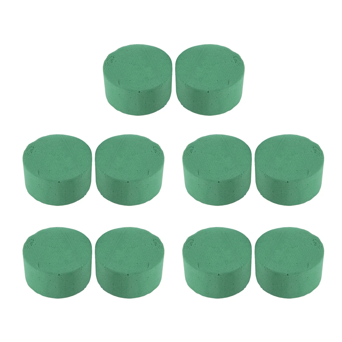 Nieuwste 10 Stuks Bruiloft Gangpad DIY Craft Bloemstuk Waterabsorberende Huis Tuin Groene Bloem Schuim Vers Houden Ronde baksteen