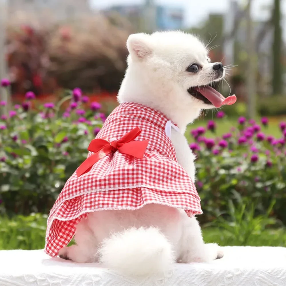 Dog Dresses for Small Dogs Cats Puppy Clothes Summer Princess Pet Dresses Girl Female Doggies Tutu Skirt Apparel for Chihuahua