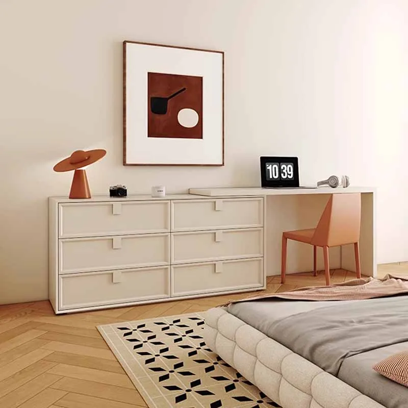 Nordic Drawer Integrated Dresser Modern Corner French Organizer Makeup Vanity Bedroom Design Unique Penteadeira Furniture Home