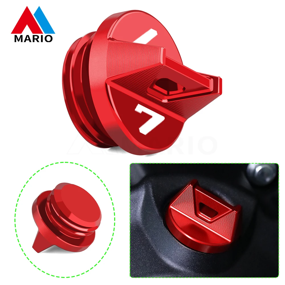 

Motorcycle CNC Aluminum Engine Oil Tank Cap Oil Filler Cup M27*3 Accessories For YZF-R7 YZF R7 r7 2022 20203 2024