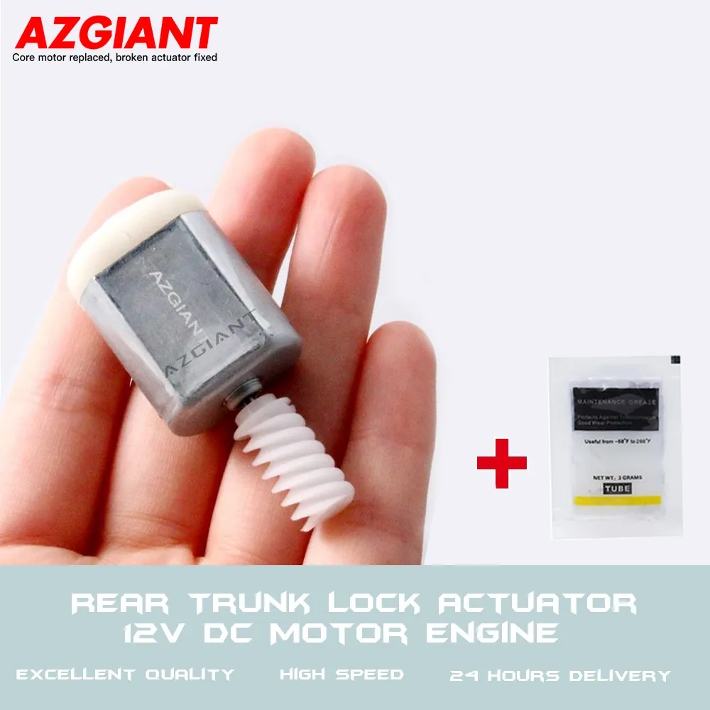 AZGIANT 12V DC Motor Engine Rear Trunk Lock Actuator OEM Part Repair Tool For 2007-2015 Peugeot 308