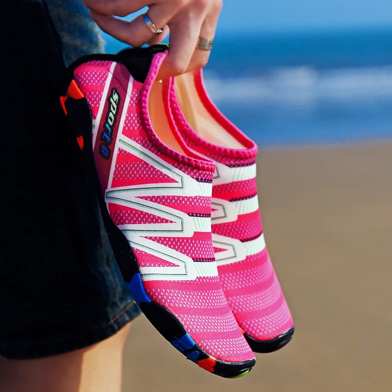 Men Water Swimming Shoes Women Sneakers Barefoot Beach Sandals Upstream Aqua Shoes Quick-Dry River Sea Diving Surfing Seaside image 5