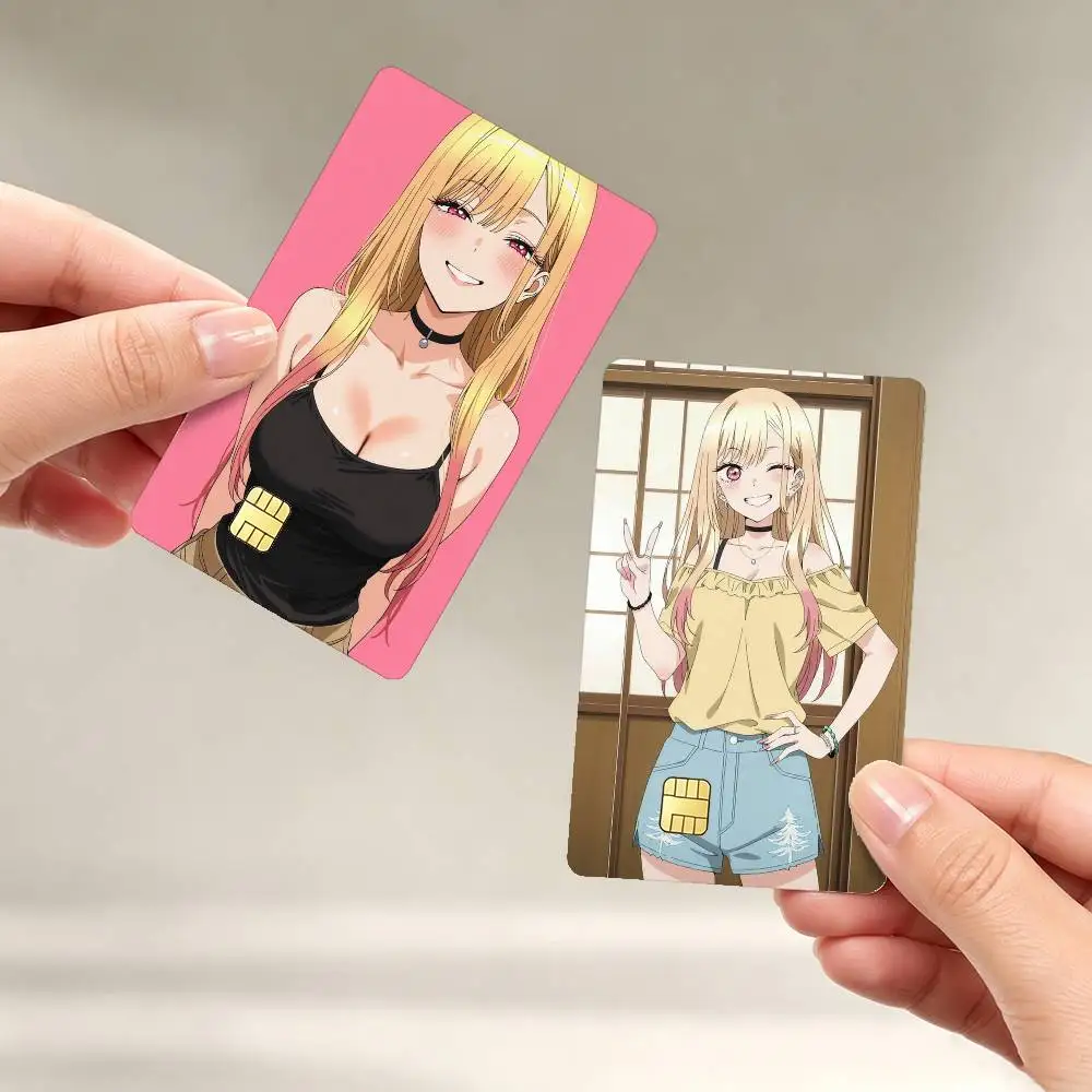 Наклейка-пленка My D-Dress Up D-Darling Марин Китагава для кредитных и дебетовых карт, водонепроницаемые стикеры