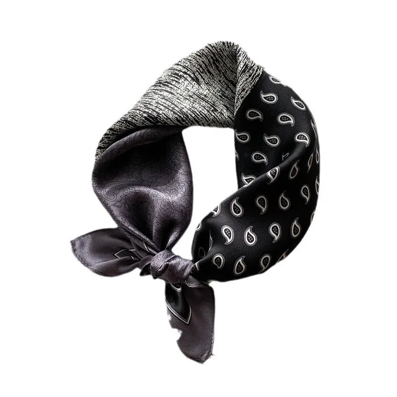 53x53cm-grey-satin-silk-square-scarf-women-versatile-neck-hair-tie-bandana-classic-pattern-neckchief-for-office-daily-use