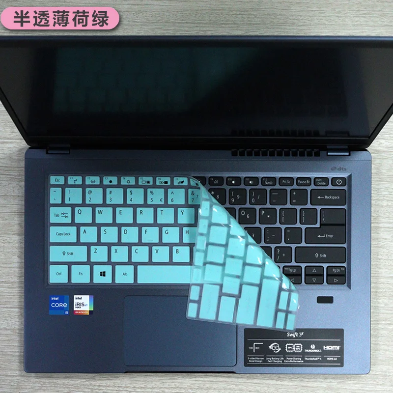 Silicone Keyboard Cover Skin Protector 14-inch For Acer Swift 1 SF114 34 33 32  SF114-33 sf114-32 sf114-34 14'' Laptop