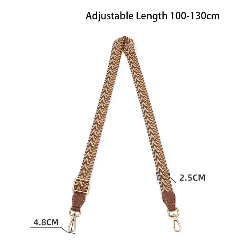 Bag Strap For Longchamp Bag Straps Punch-free Genuine Leather Canvas Shoulder Strap Tote Crossbody Bag Conversion Accessories