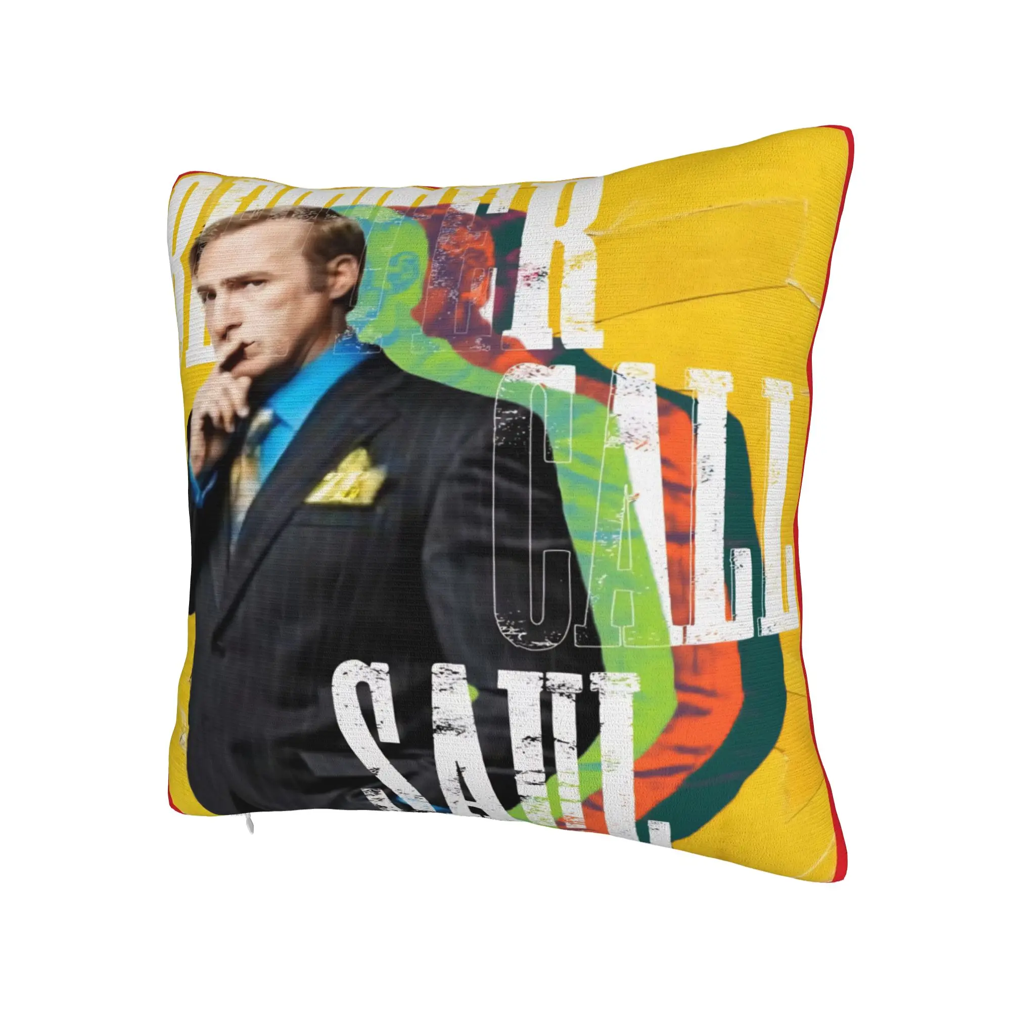 Decorative Pillow Cover Saul Goodman Actor  Merch Seat  Pillow Case Cover Zipper Multi-Size