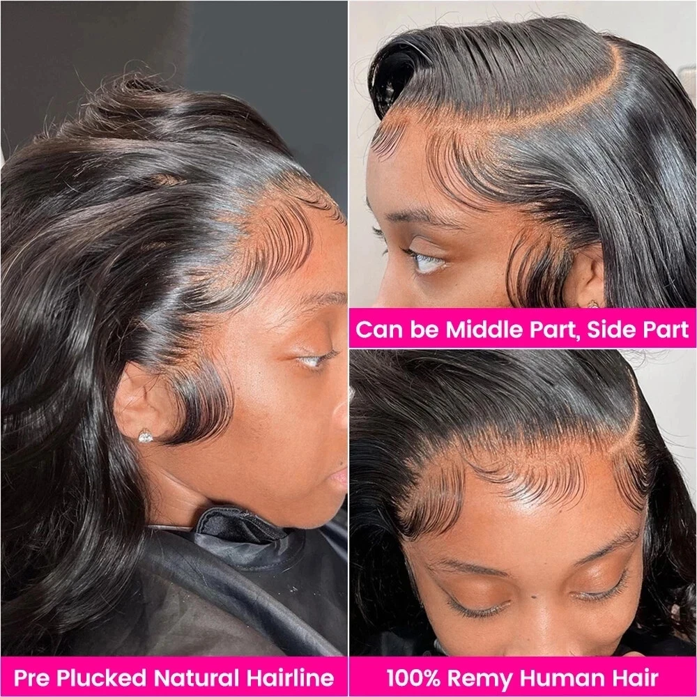 250 الكثافة 13x4 13x6 كامل أمامي 5x5 HD الدانتيل الشفاف 40 42 بوصة طويل مستقيم 5x5 إغلاق الشعر البشري قبل قطعها الباروكات