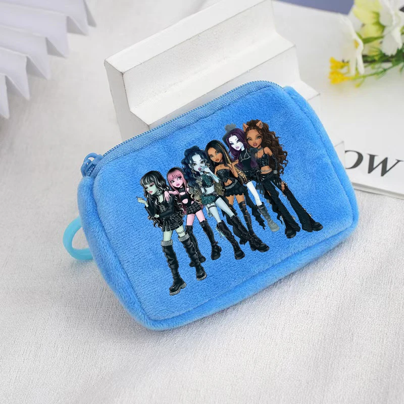 Katseye Coin Purse Cute Cartoon Anime Printed Mini Wallet Kawaii Fashion Earphone Storage Bag Portable Zero Wallet Birthday Gift - Detail 1