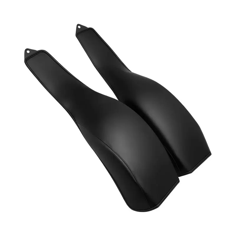 Waterproof Black PU Leather Rear Fender Cover For Tri Glide 09-23 Street Glide Trike 10-11 1 Pair Bra