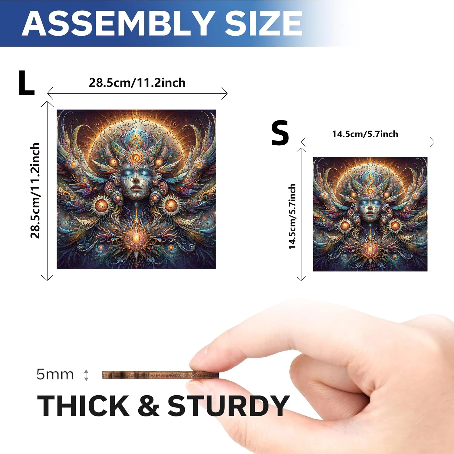 여신 나무 퍼즐, 독특한 모양의 조각, 성인용 나무 직소 퍼즐, 크리스마스 선물, 가족 게임 홈 장식