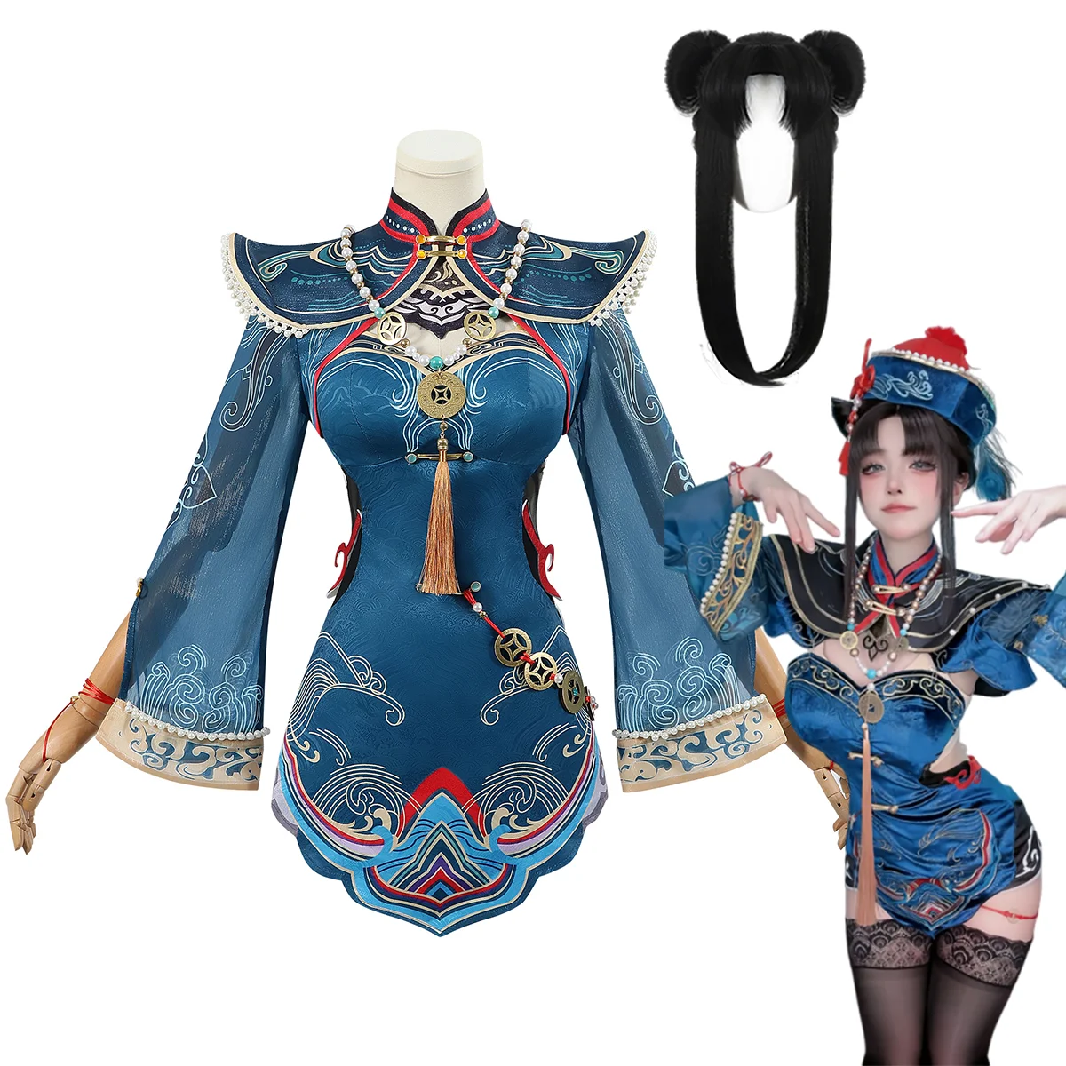 

Game Naraka: Bladepoint Zombie Tessa Cosplay Costume for Women Uniform Sexy Dress Halloween Party Role Play Outfit Comic Con