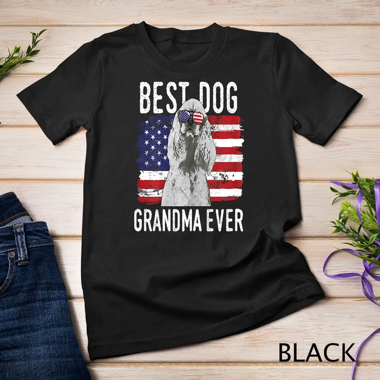 Cocker Spaniel Best Dog Grandma Ever Unisex T-shirt