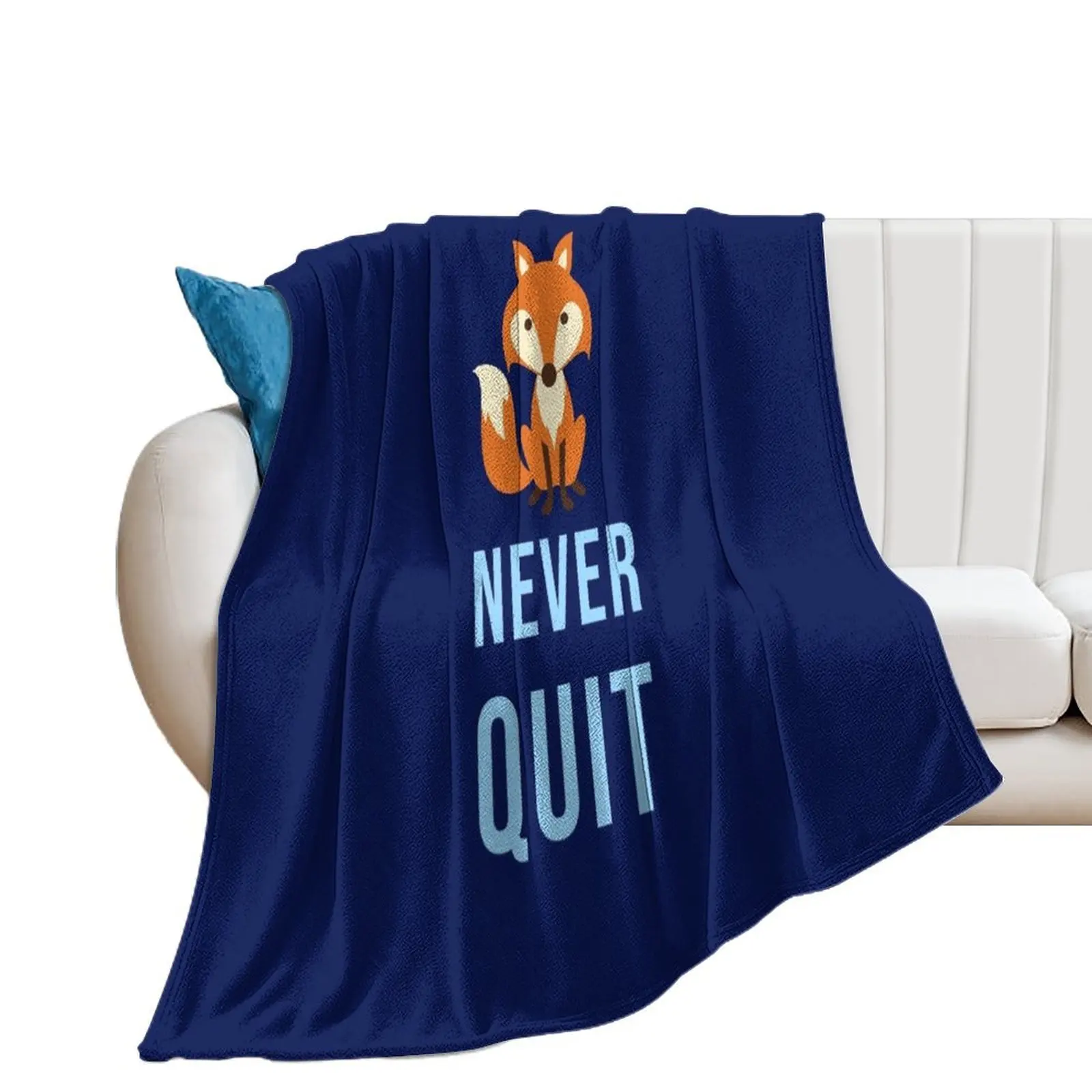 

Foxes never quite - Leicester Throw Blanket Picnic warm for winter Blankets Sofas Of Decoration Blankets